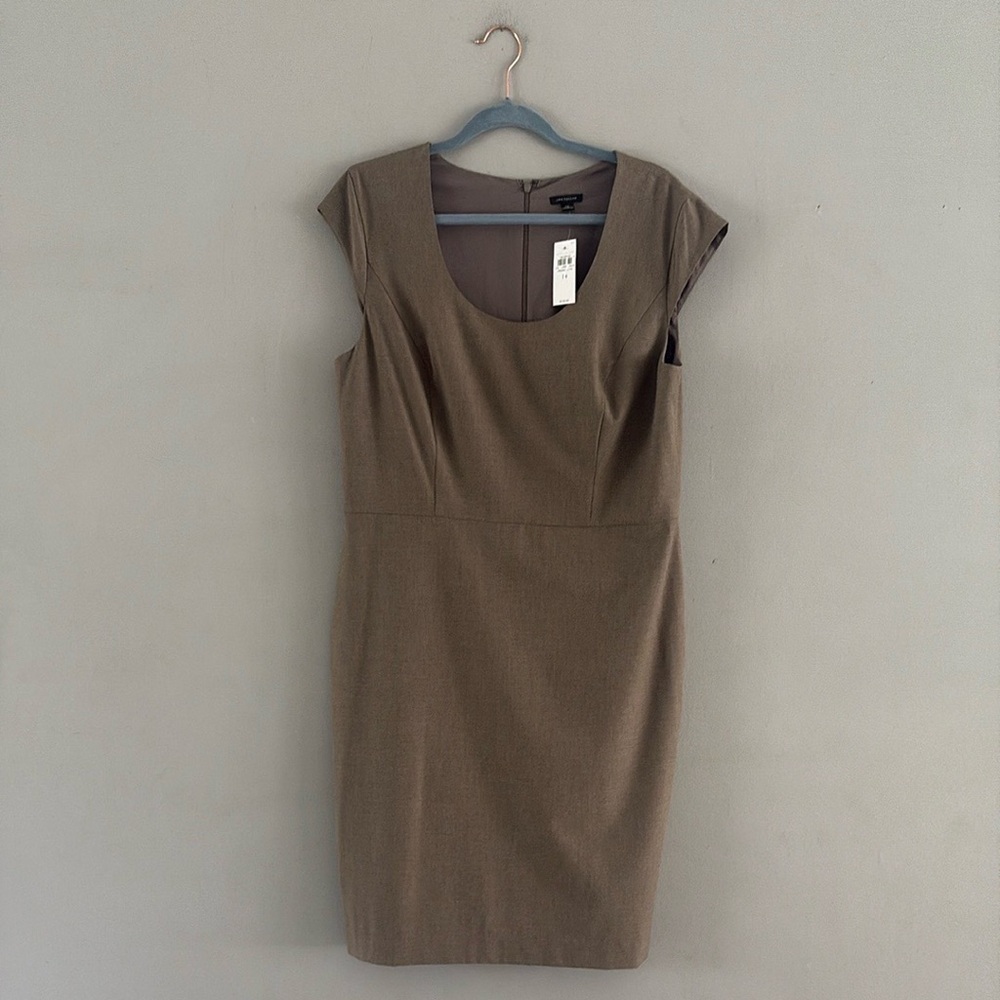 Ann Taylor Taupe Mini Dress